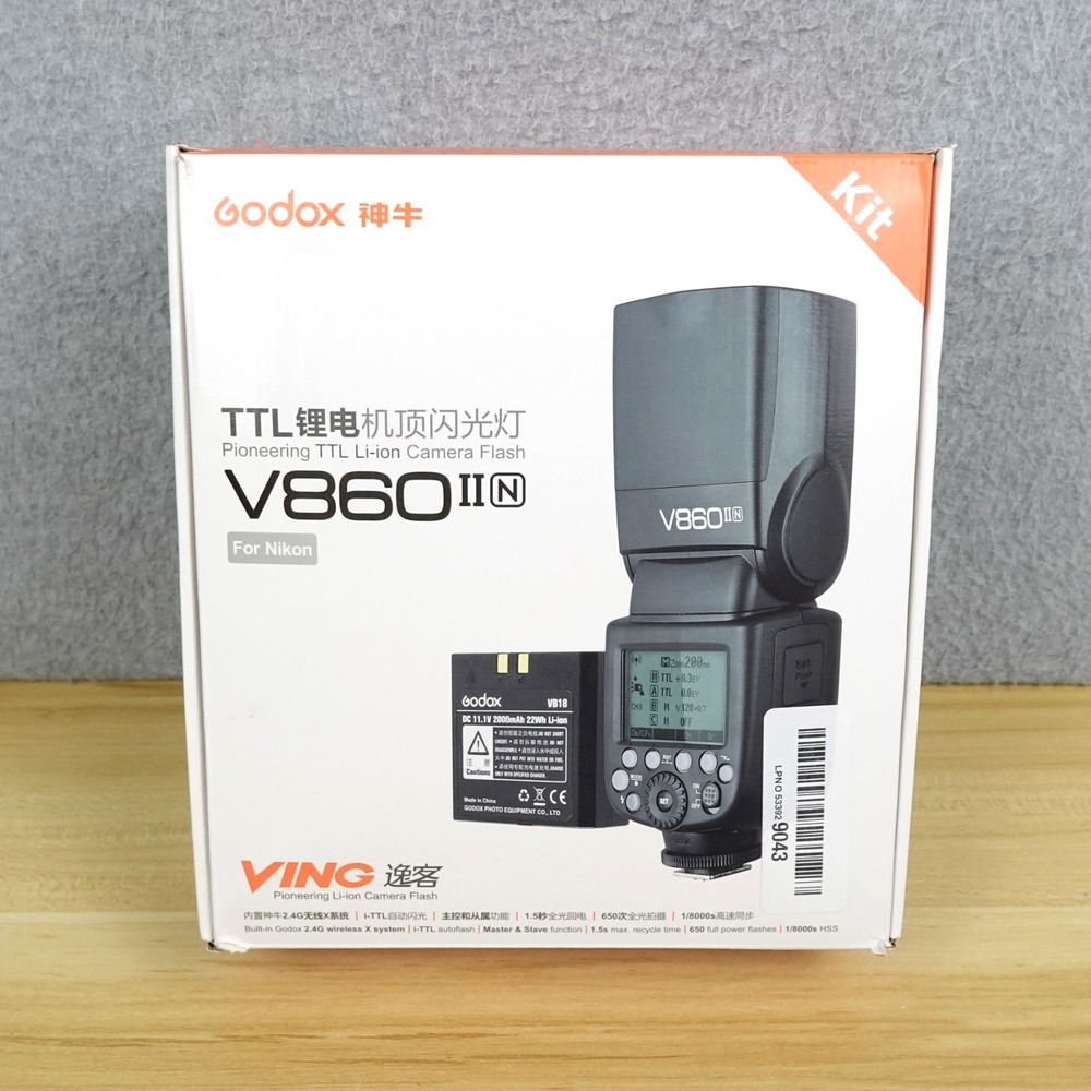 Godox VING V860IIN TTL Li-Ion Flash Kit for Nikon Cameras